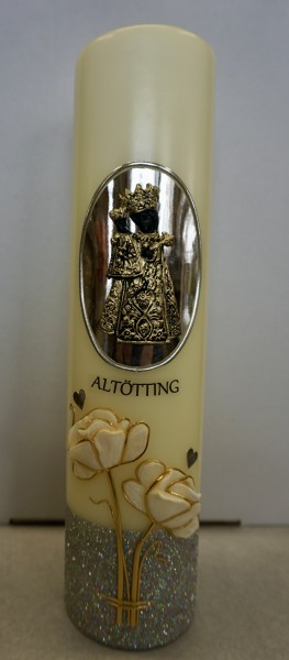 Kerze: Altötting Silber