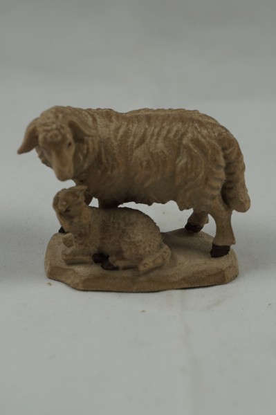 Schaf mit Lamm gebeizt