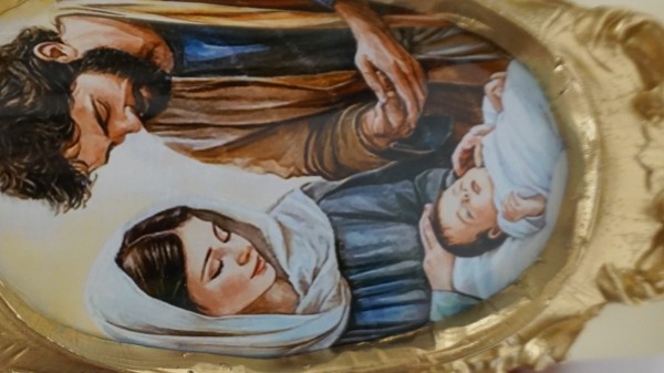 Weihnachtskerze modern