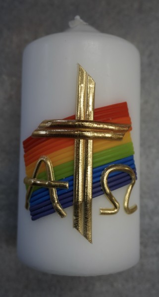 Osterkerzen 120/60 Regenbogen
