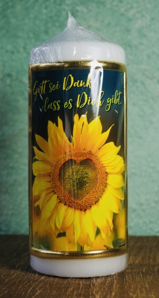 Kerze Spruch: Gott sei Dank