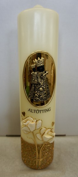 Kerze: Altötting Gold