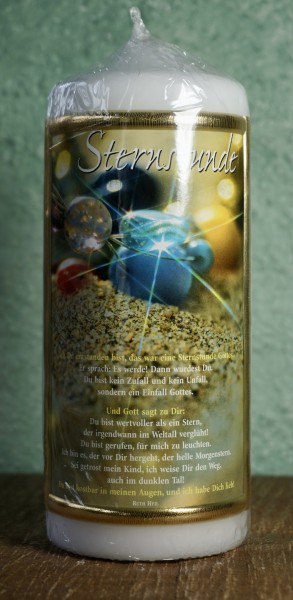 Kerze Spruch: Sternstunde