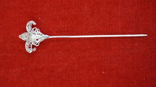 925 Silber Haarnadel Fächerform