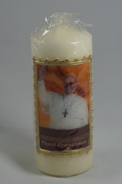 Kerze Papst Franziscus