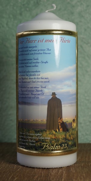 Kerze Spruch: Hirte