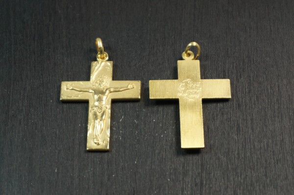 Kreuz mit Gott schütze Dich 35 mm