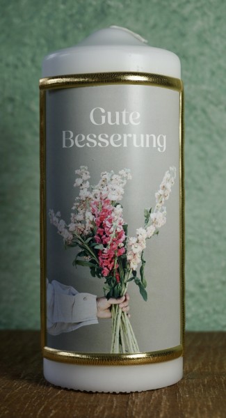Kerze Spruch: Gute Besserung